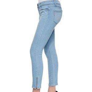 Paige Midrise Zipper ankle light wash jeans size 32